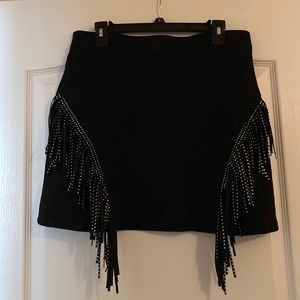 SHEIN skirt with fringe